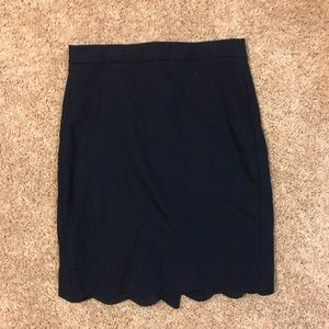 J.Crew Scalloped Skirt
